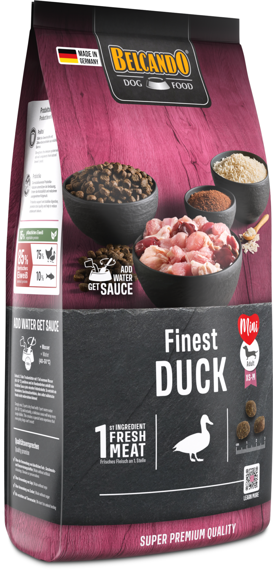 Belcando Finest Croc nieuwe naam "Finest Duck 1 KG