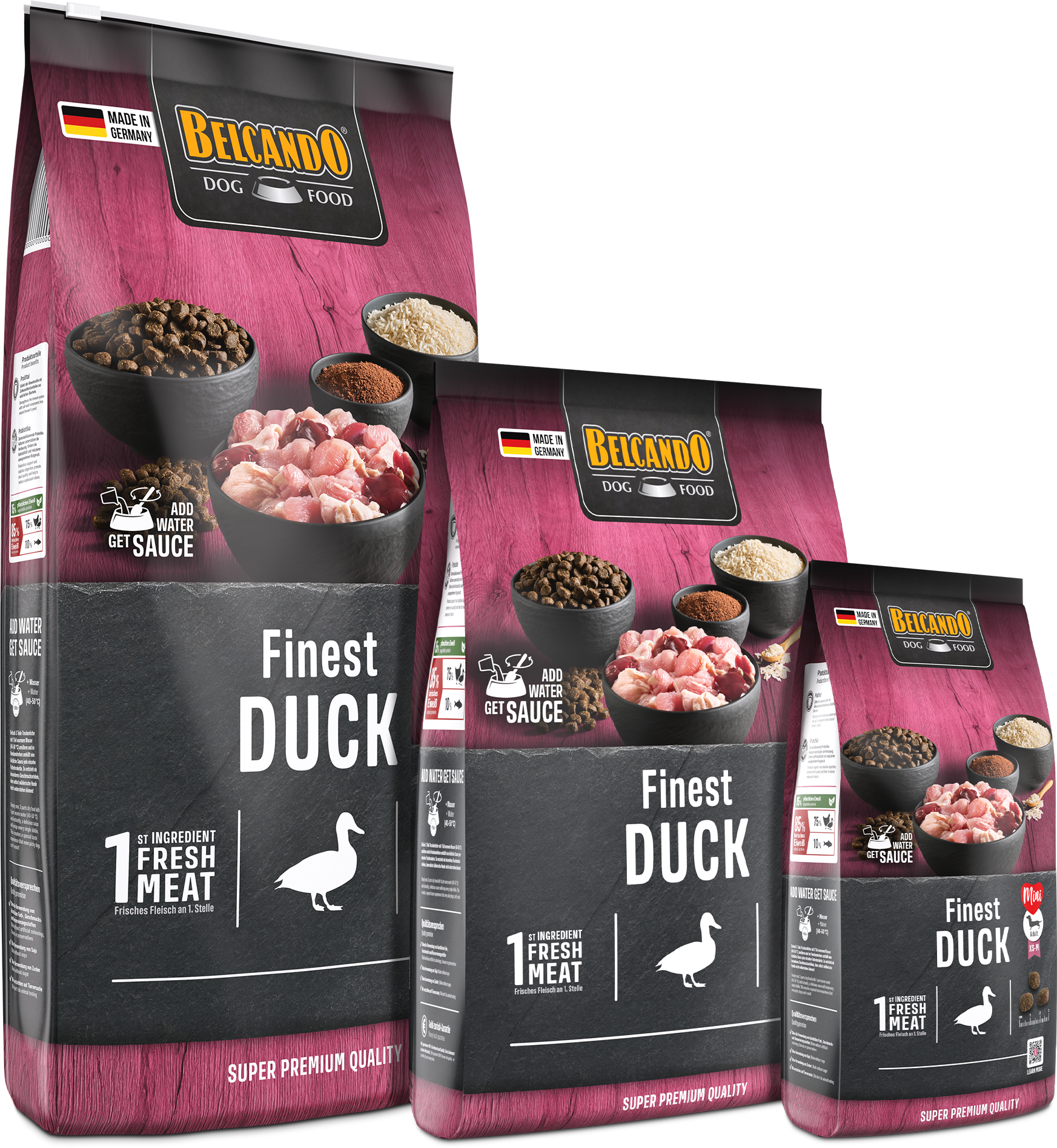 Belcando Finest Croc nieuwe naam "Finest Duck 1 KG