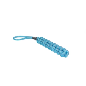 Tamer Trainings- & Speeltouw voor honden  | Medium | Licht blauw met Rood
