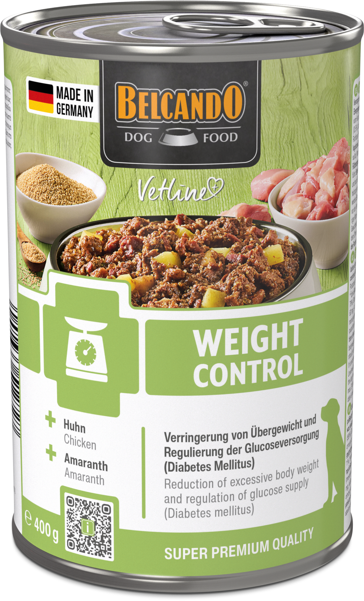Belcando Vetline Weight Control - bij overgewicht  en Diabetes mellitus - natvoer
