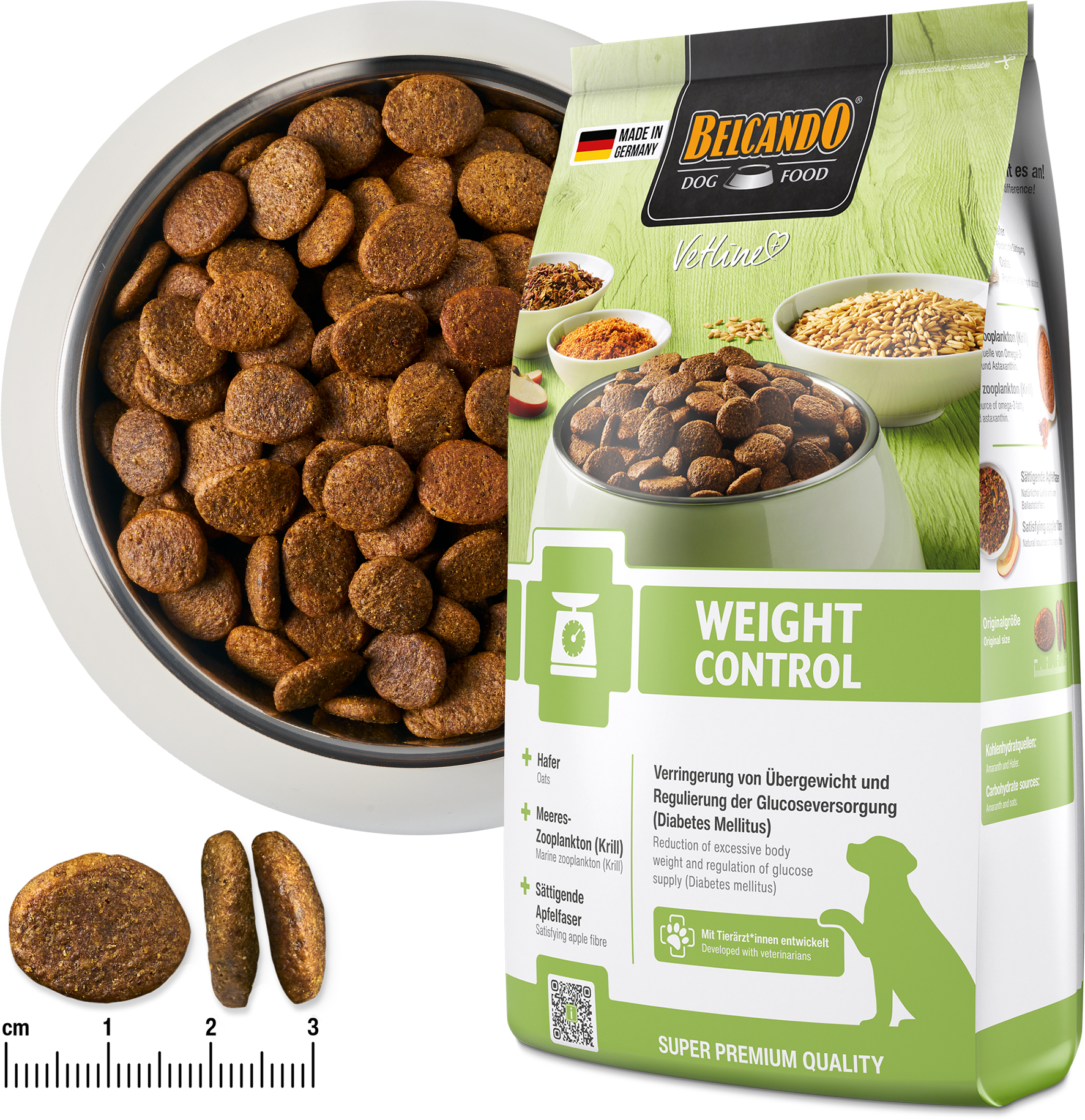 Belcando Vetline Weight Control - bij overgewicht en Diabetes mellitus - droogvoer - 7,5 KG
